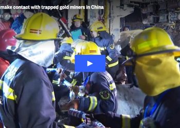 22 Chinese Gold Miners Trapped in Collapsed Mine Send Encouragement Note to Rescuers